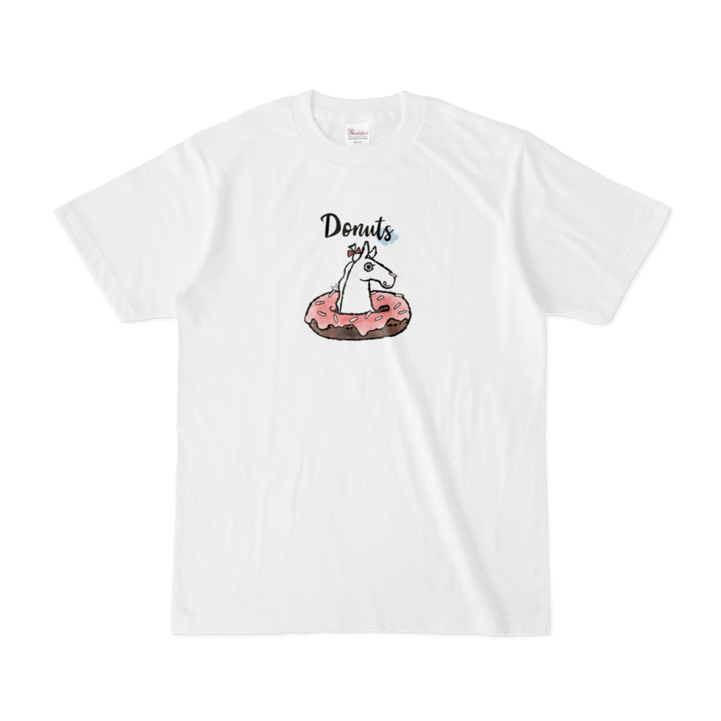 doNATSUTどーなつシャツ〜白い馬さん