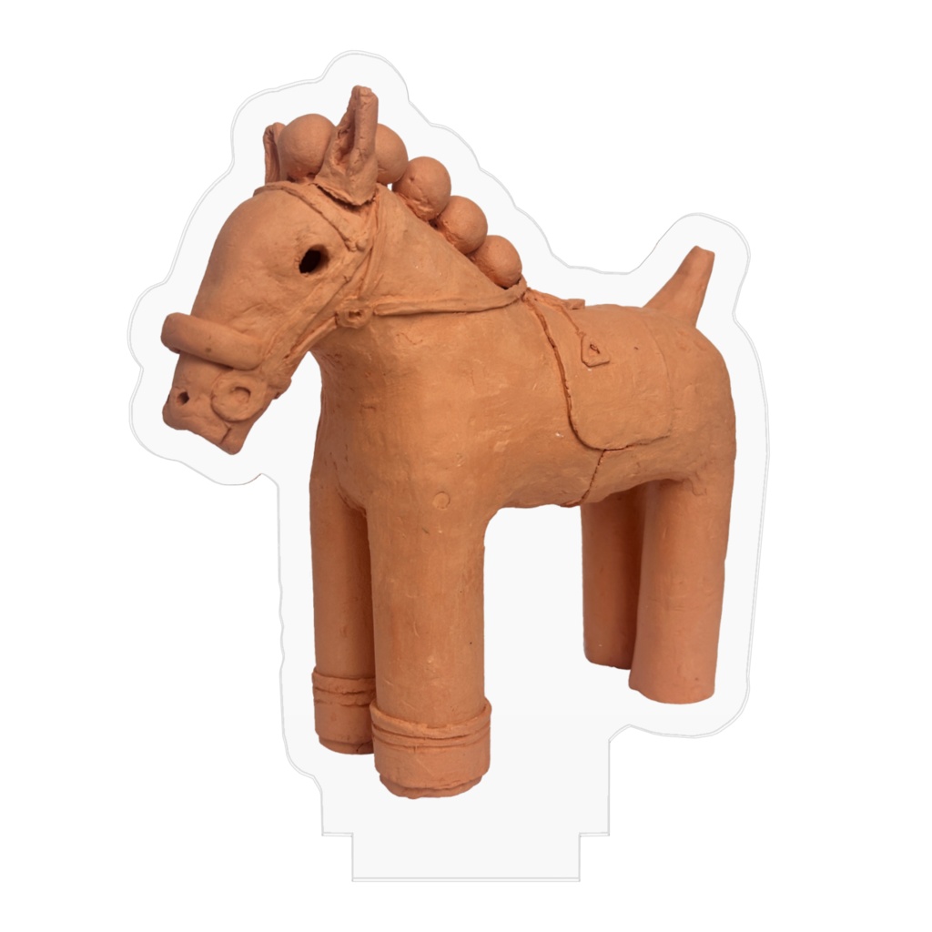 【馬形埴輪】競走馬風シバコ単走スタンド