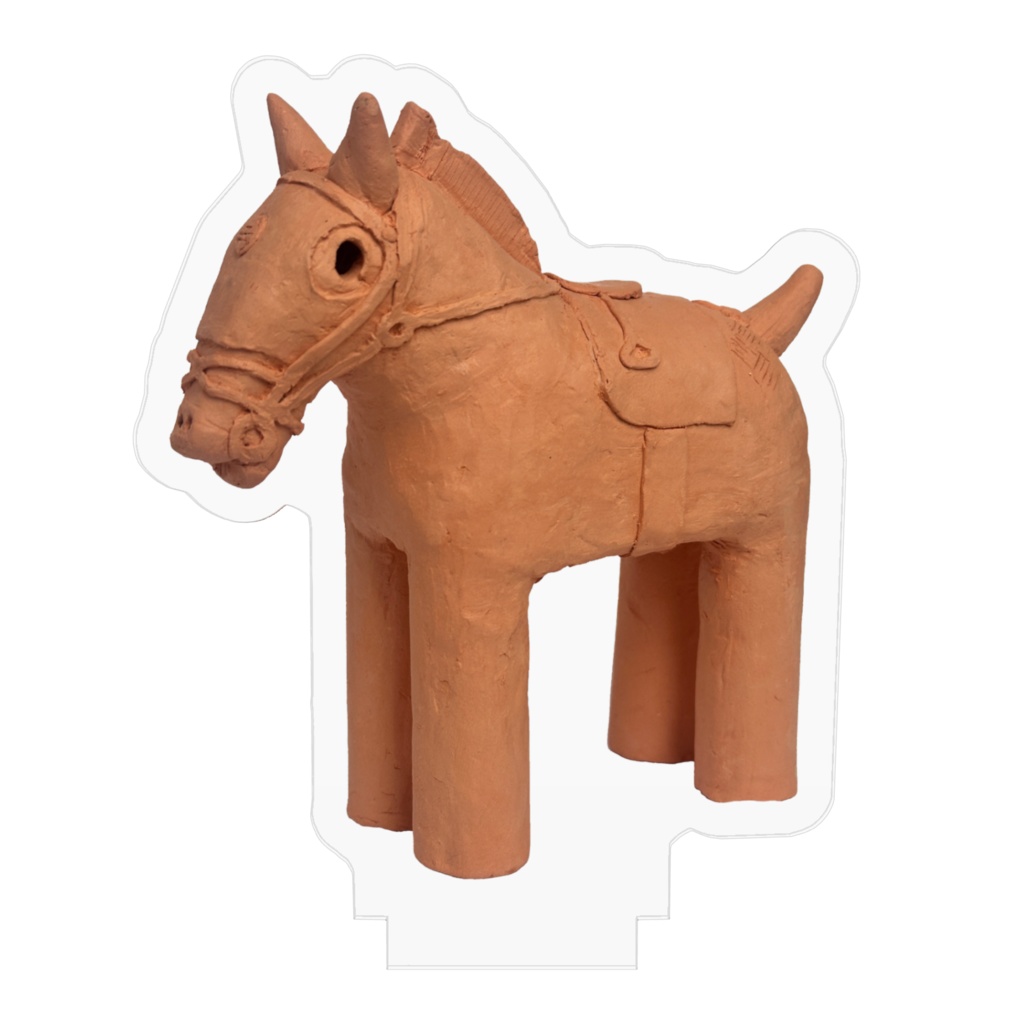 【馬形埴輪】競走馬風スナオ単走スタンド