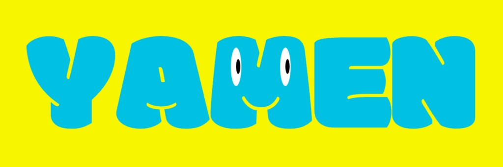 やめん。オリジナルロゴコースター(角)