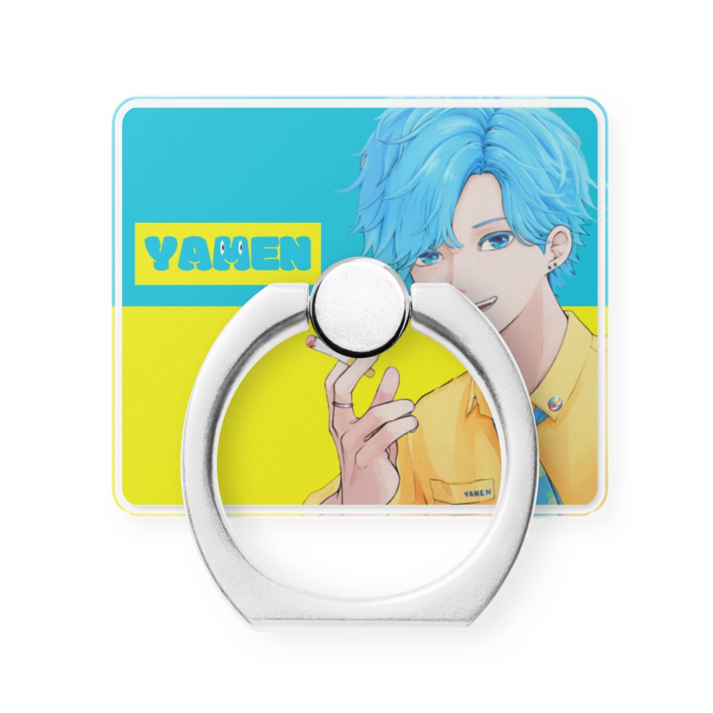 やめん。オリジナルアイコンスマホリング
