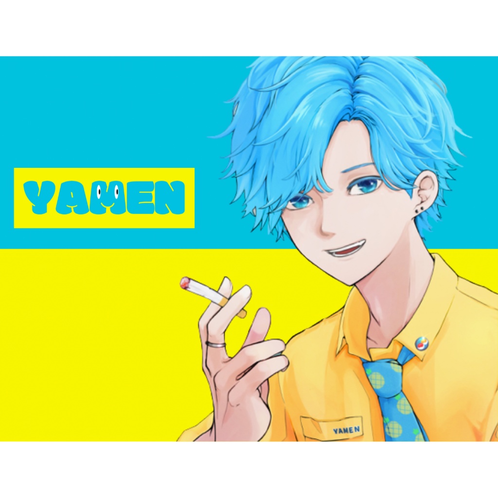 やめん。オリジナルアイコンスマホリング