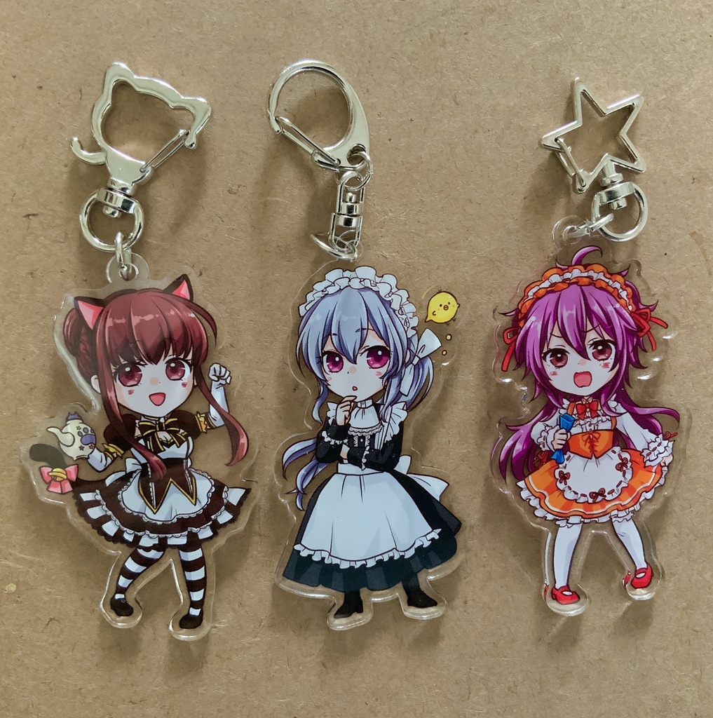 メイドさんアクリルキーホルダー