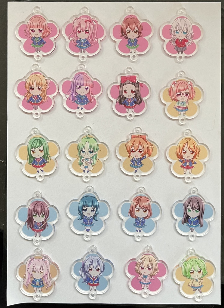 GFつながるアクリルキーホルダー