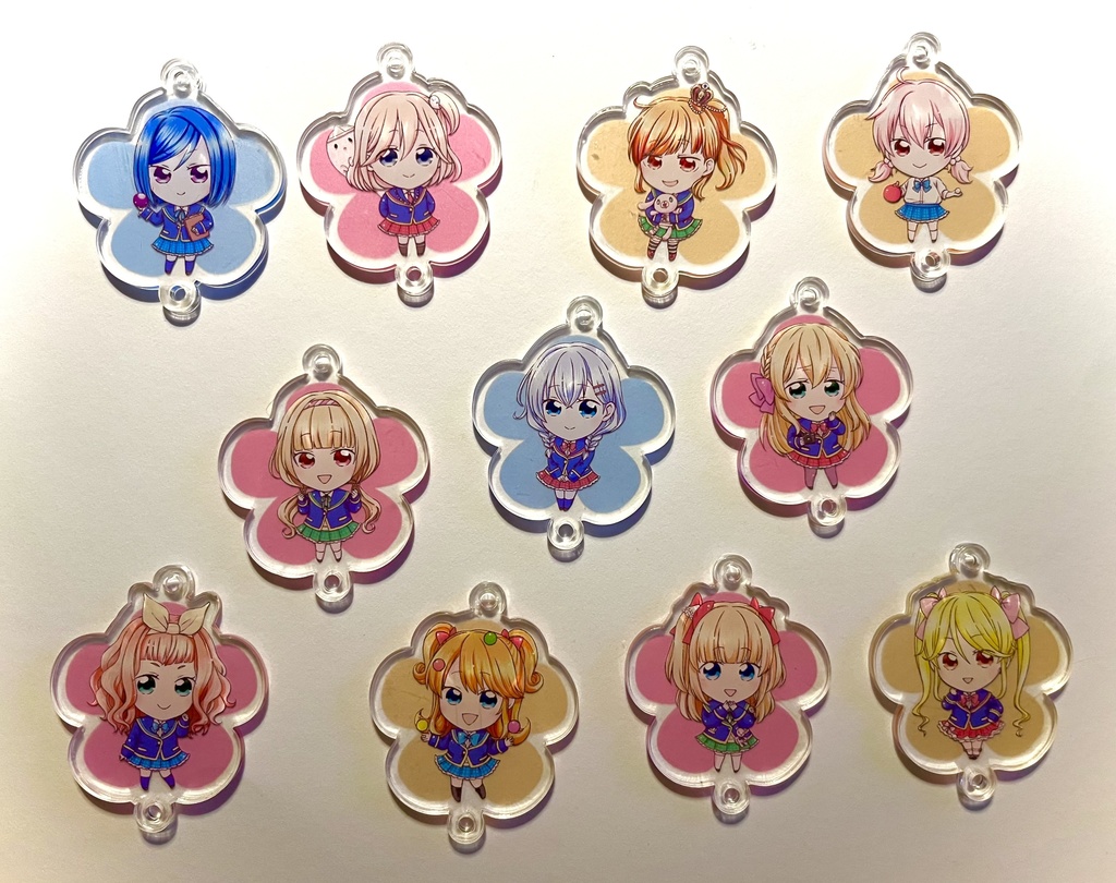 GFつながるアクリルキーホルダー