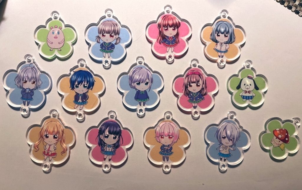 GFつながるアクリルキーホルダー