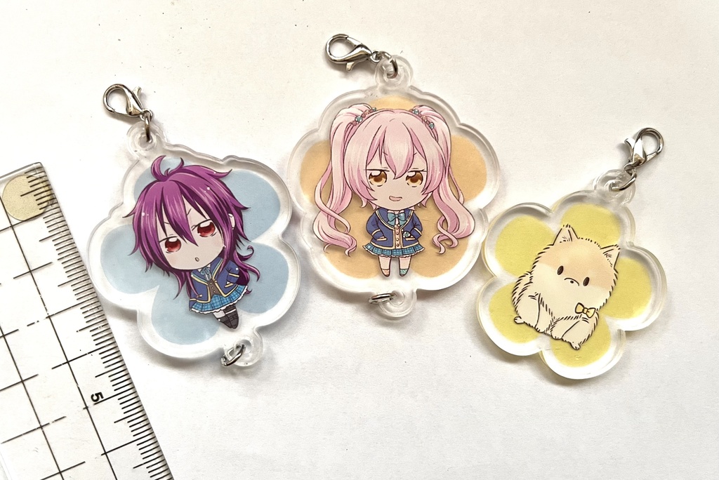 GFつながるアクリルキーホルダー