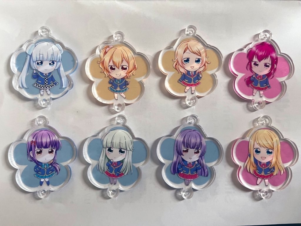 GFつながるアクリルキーホルダー