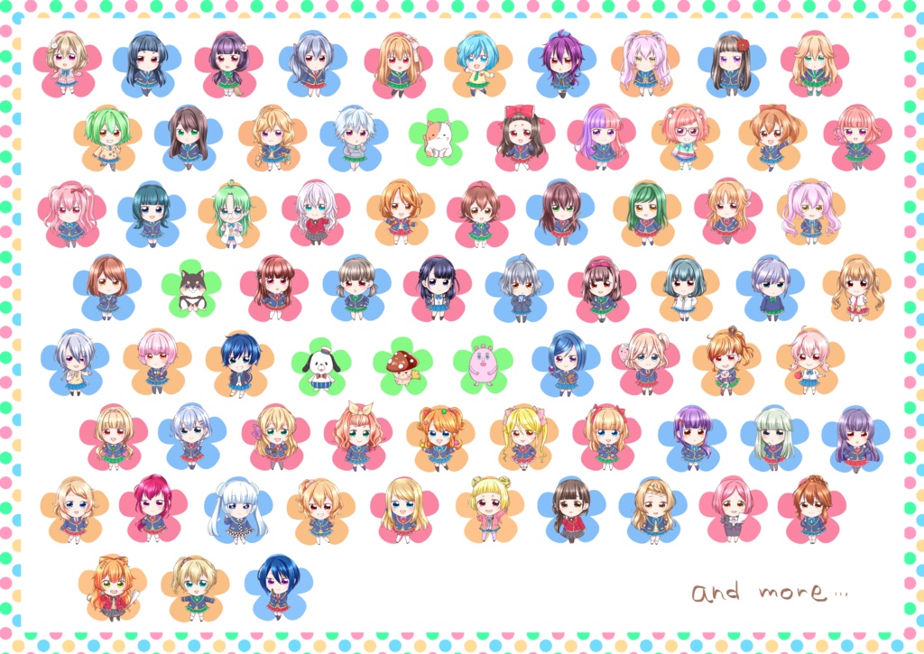 GFつながるアクリルキーホルダー