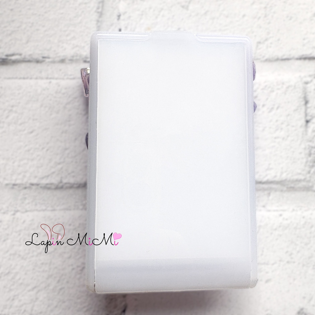 パープル ラメ入り ホイップデコ コンパクトミラー スタンドタイプ ストラップ取り付け可能 白 薔薇 きれいめ 鏡