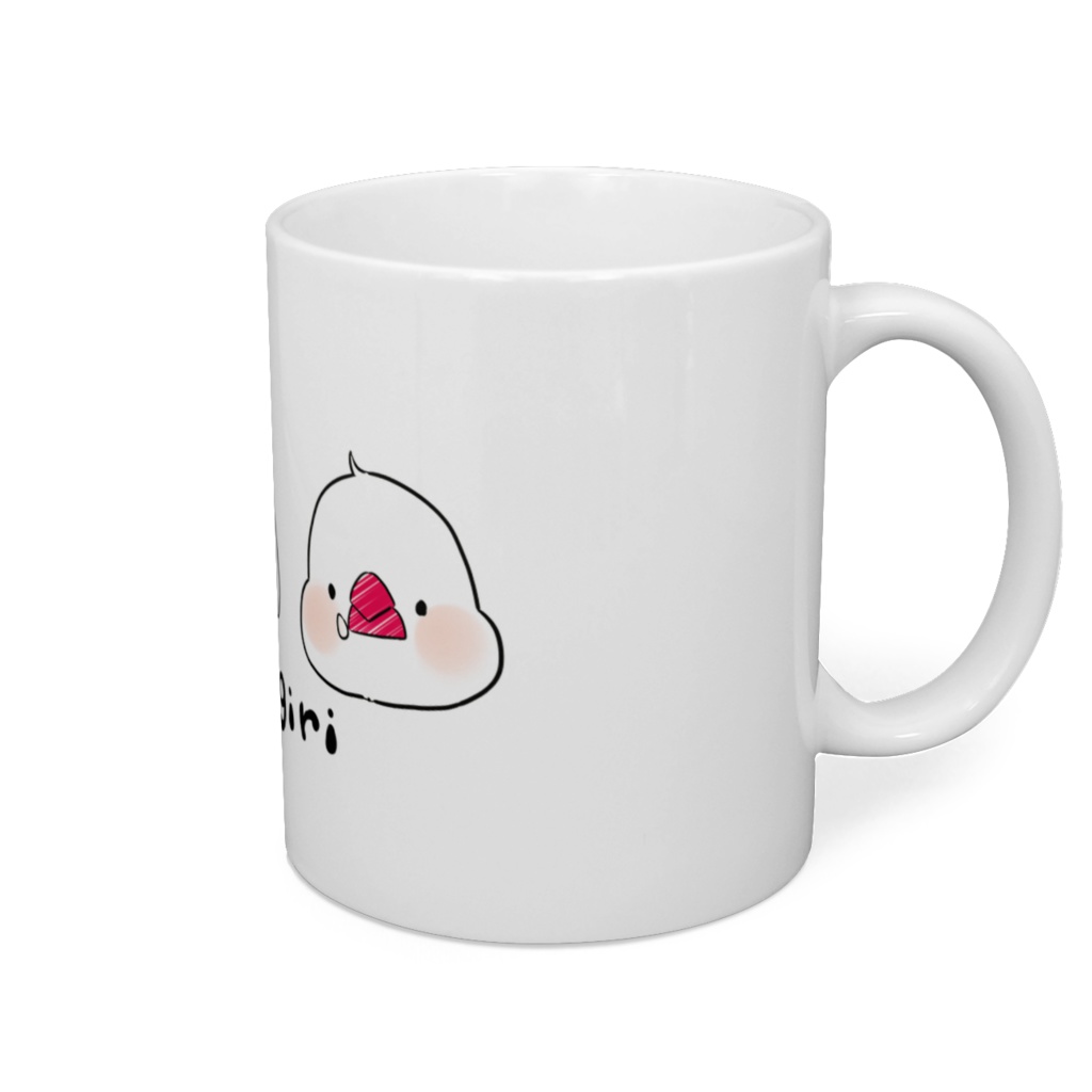 文鳥おにぎりマグカップ