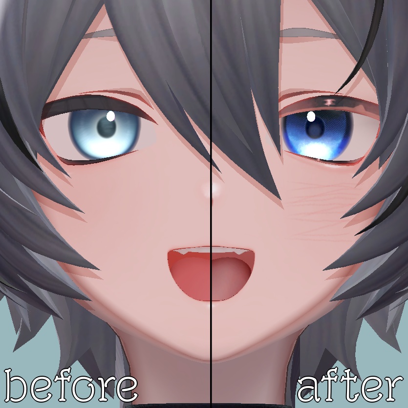【くうた対応】Makeup+Eye Texture