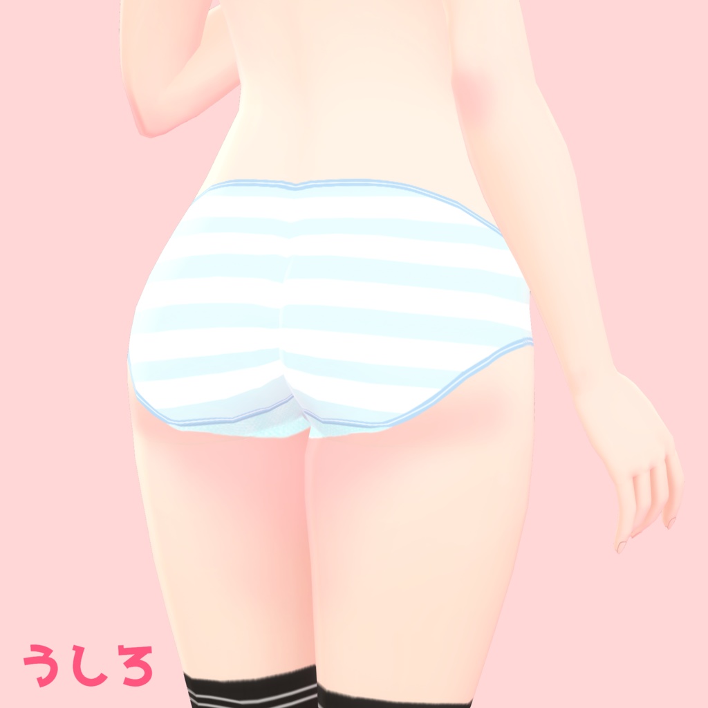 【VRoid】ローライズじゃないしまぱん【全5色 PSD付アリ】