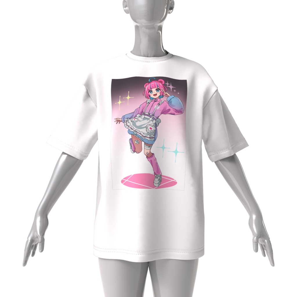 二周年記念もちたろ。ビッグTシャツ