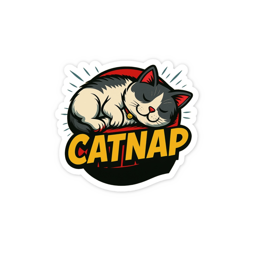 CATNAP Logo Sticker