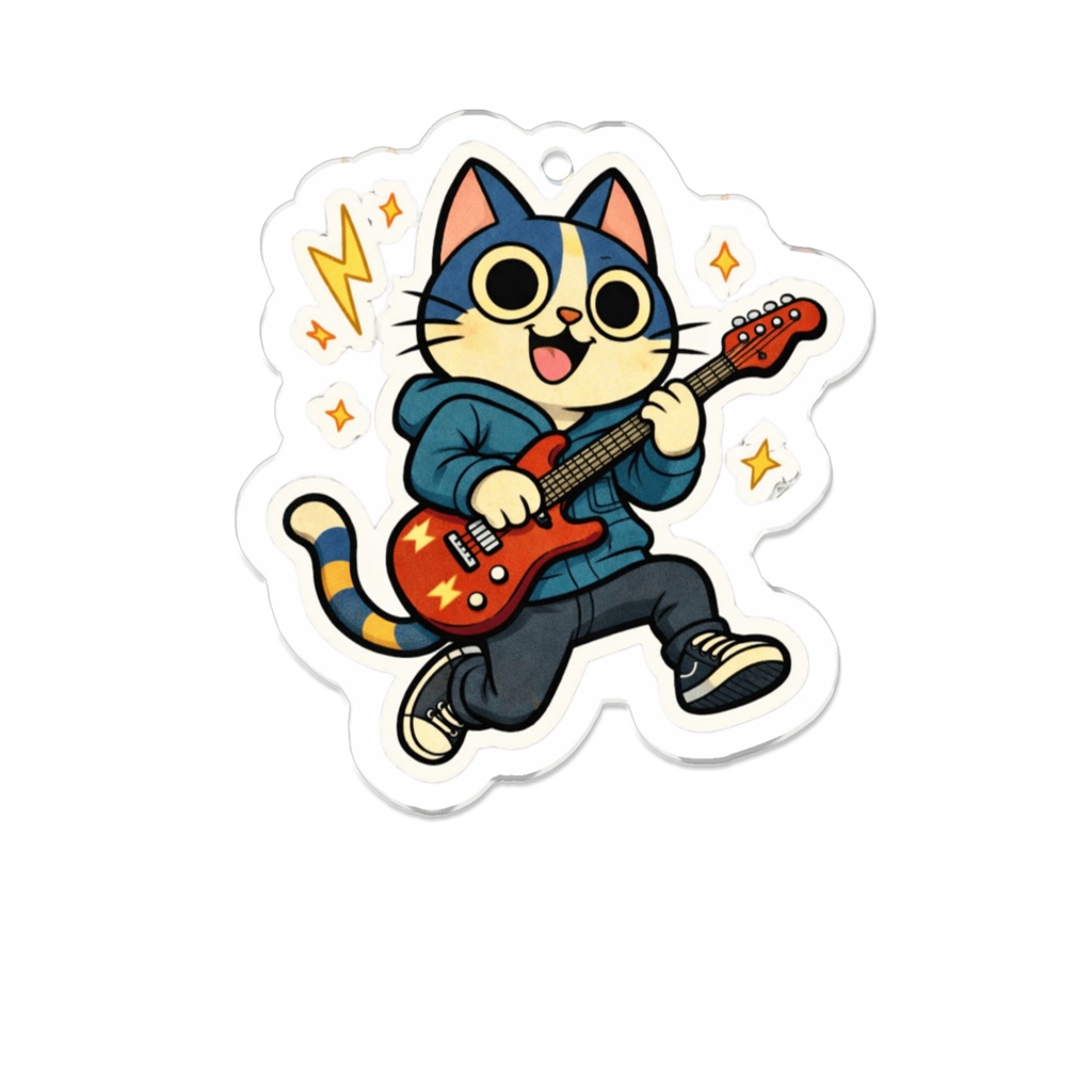 CATNAP Riff Acrylic Keychain