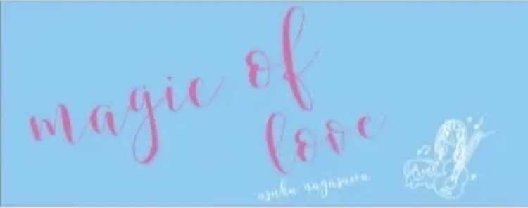 magic of love オリジナルフェイスタオル(ピンク)