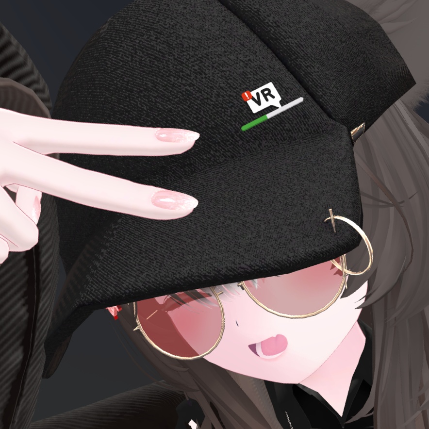 VRChatクラッシュ時のロゴのアクセサリー