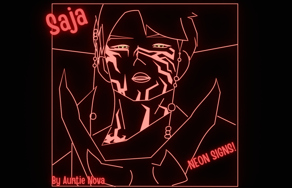 Saja Neon Signs - ( World prefab)