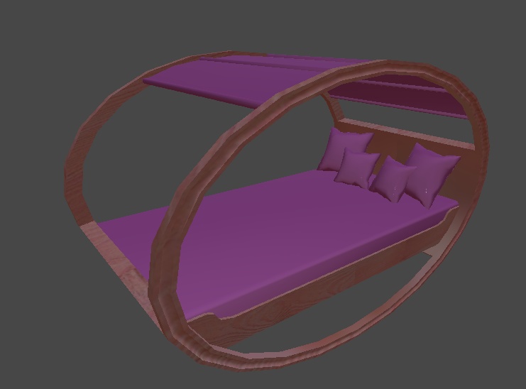 Hallo Bed - ( Avatar World Drop ) VRCFURY