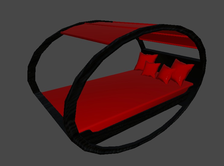 Hallo Bed - ( Avatar World Drop ) VRCFURY