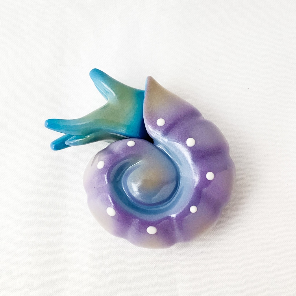 【TAG作品】ツノツムリ/幼体(ムラサキマキガイ)【個展出品作品】