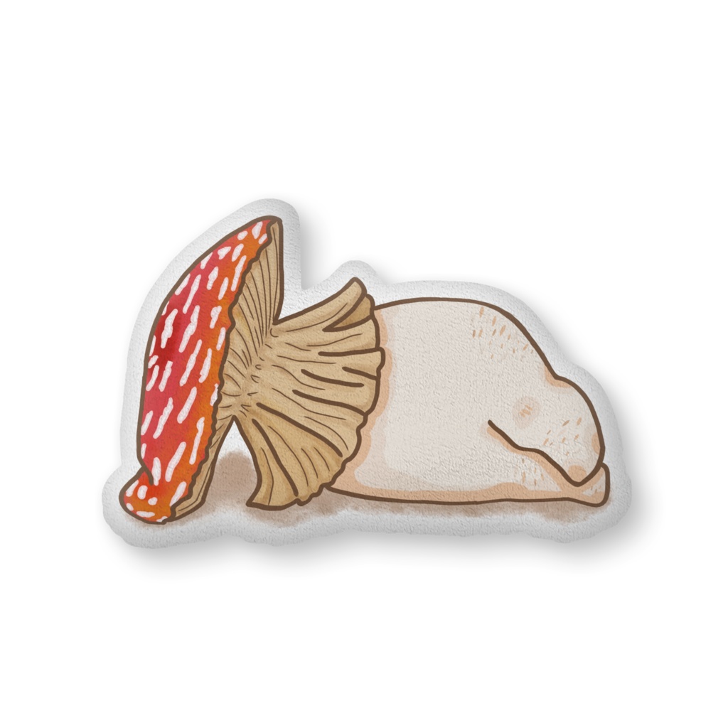 【オリジナルグッズ】ごろごろきのこびとクッションシリーズ／大・中