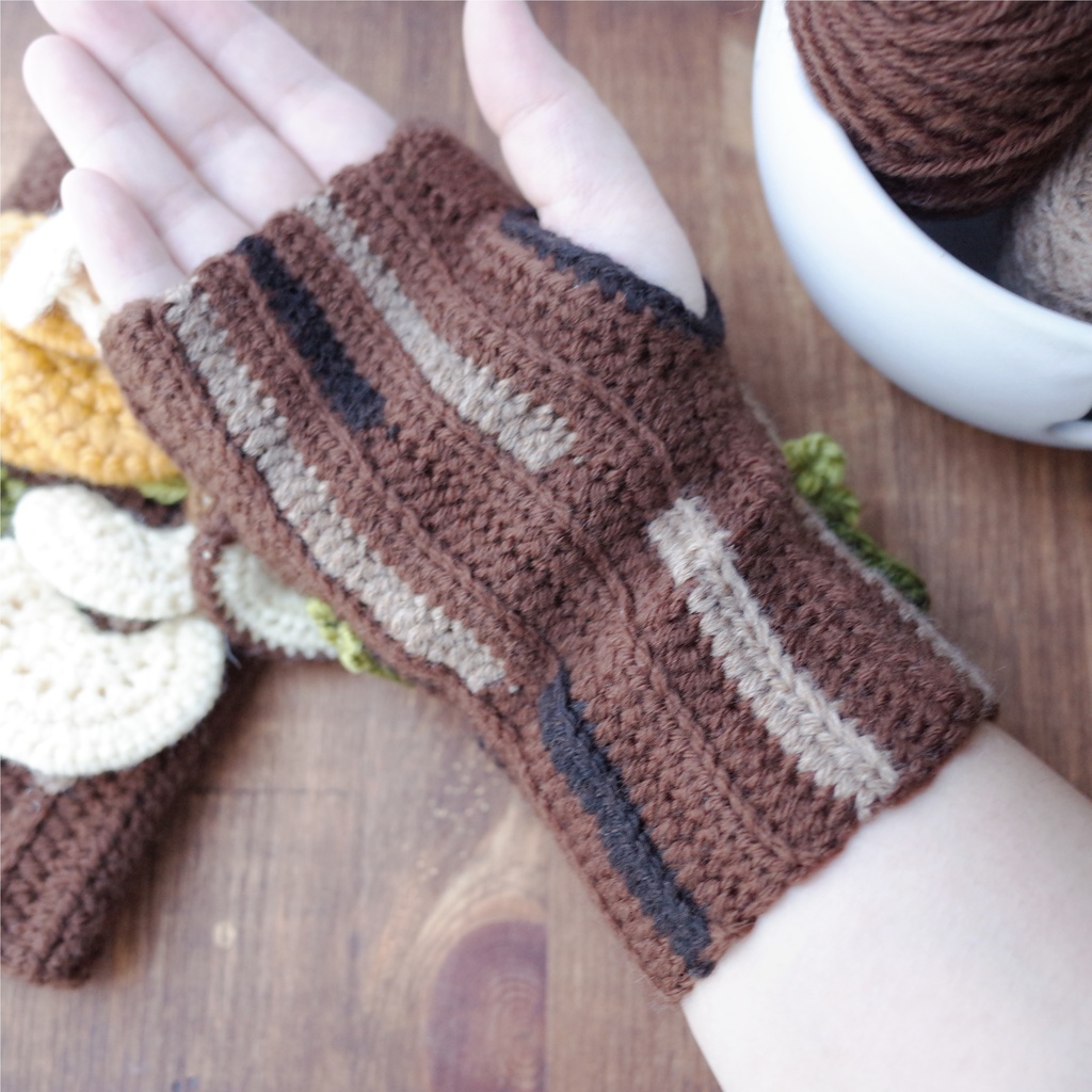 【リーゼの庭】原木キノコなハンドウォーマー