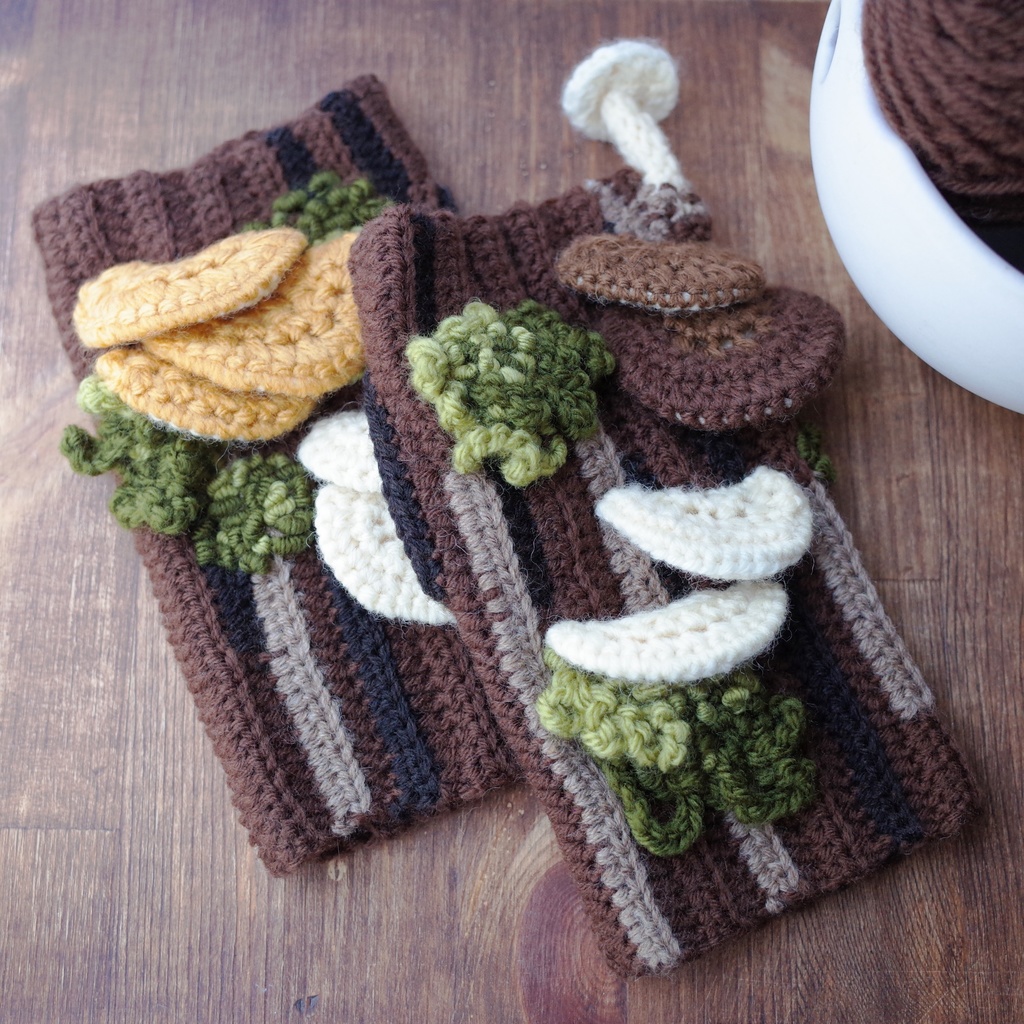 【リーゼの庭】原木キノコなハンドウォーマー