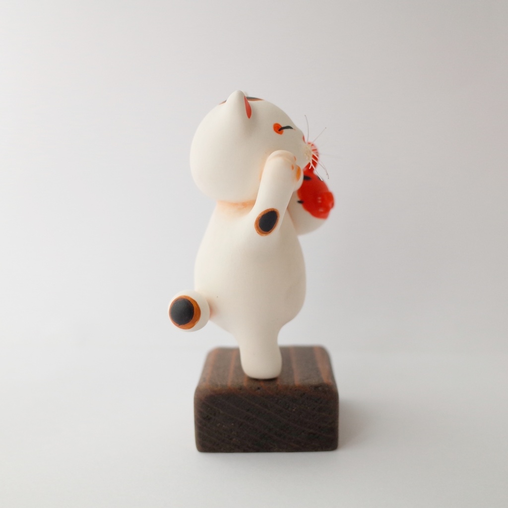 【TAG】福招き猫と金魚ぬいぐるみ【金魚と招き猫のコラボレーション作品展】