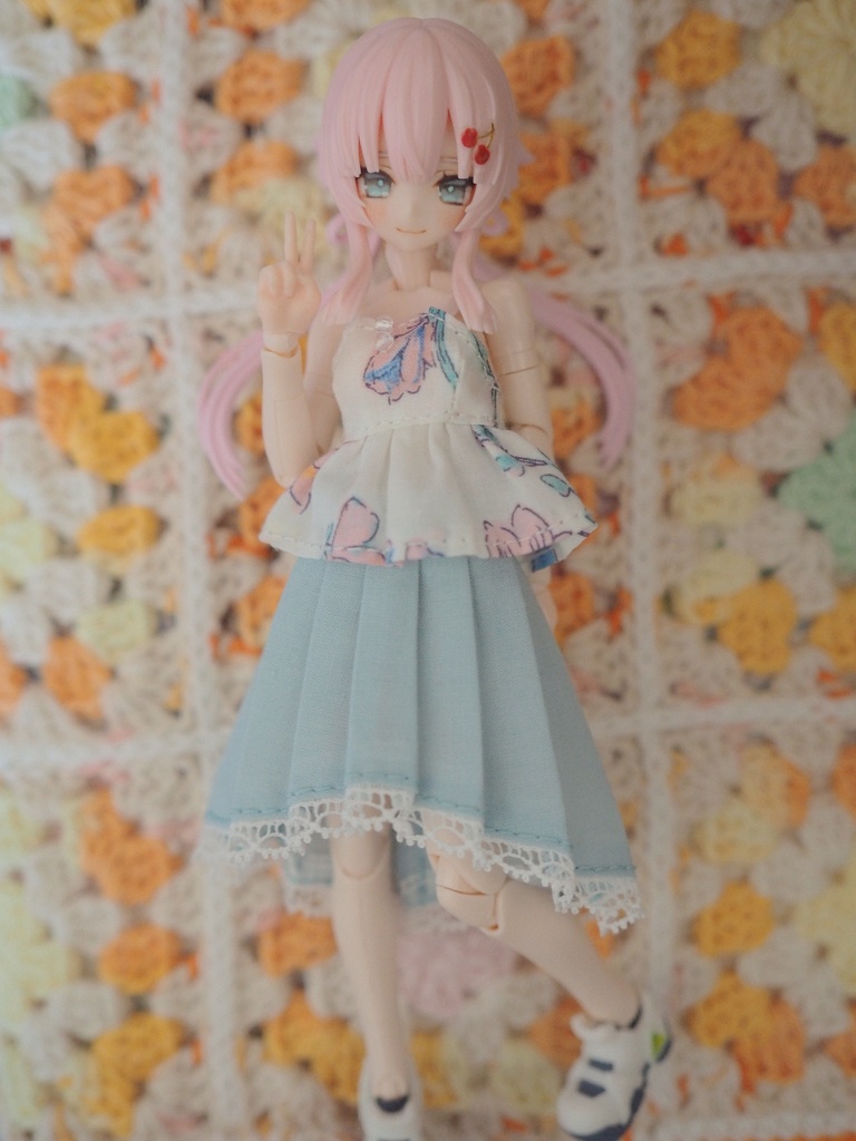ボタニカルキャミソールとマーメイドスカートのset