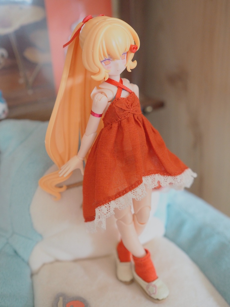 レディブラッドオレンジドレス