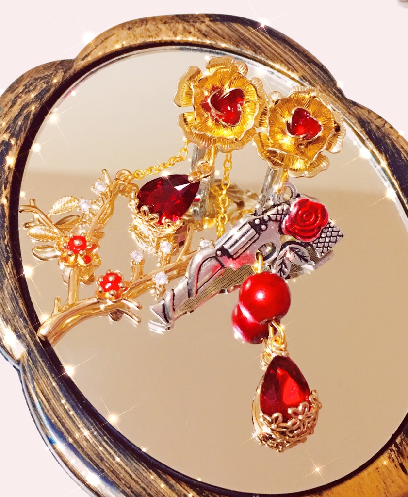 【展示】空軍 寒香の舞 イメージ耳飾り