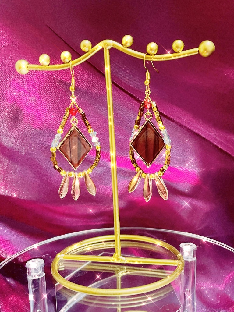 写真家 ジョゼフ 演繹衣装 「ファウスト」イメージピアス・イヤリング