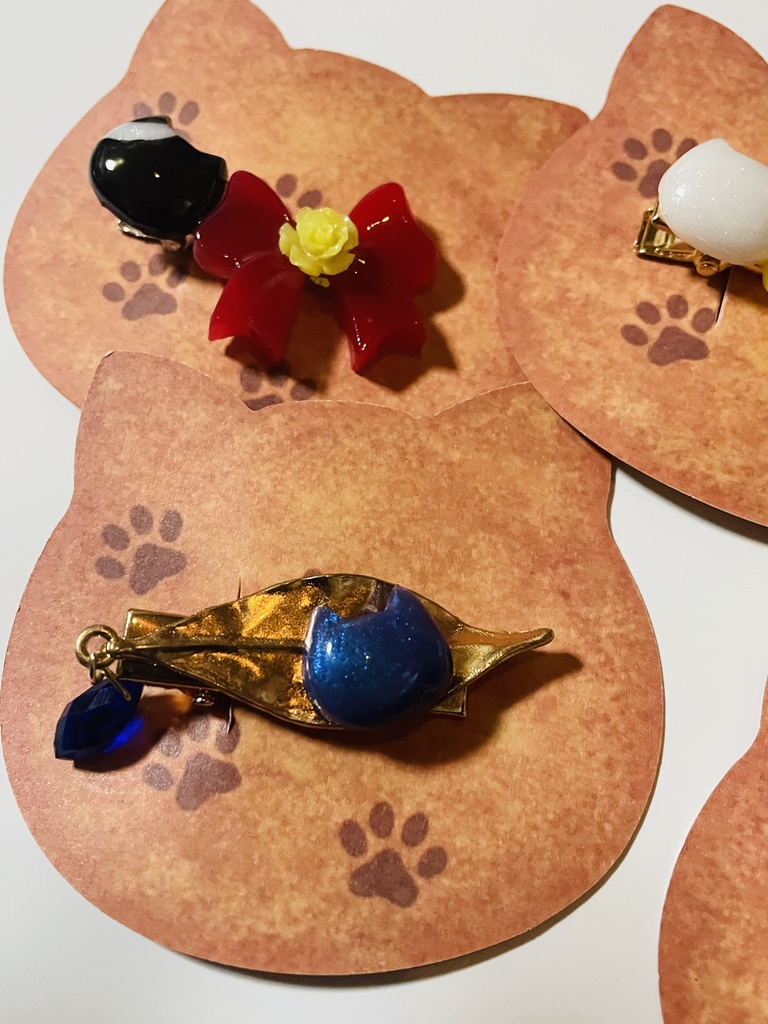 写真家 ジョゼフにゃんこヘアクリップ 各種