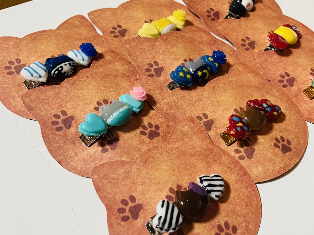 にゃんこ化ヘアクリップ サバイバーver.