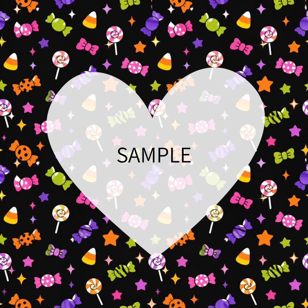 POP HALLOWEEN|ポップでかわいいデジタルペーパー12枚セット|シームレス・商用利用OK