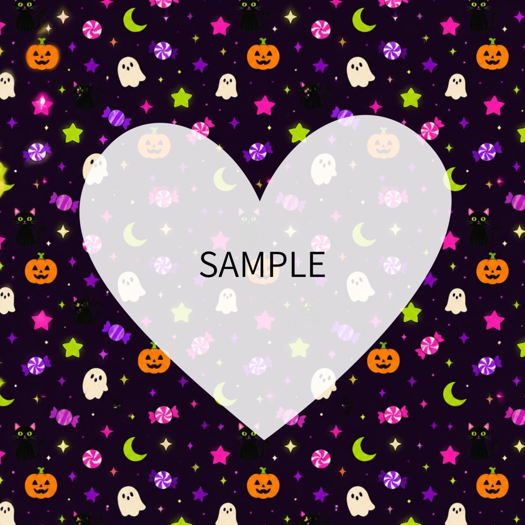 POP HALLOWEEN|ポップでかわいいデジタルペーパー12枚セット|シームレス・商用利用OK