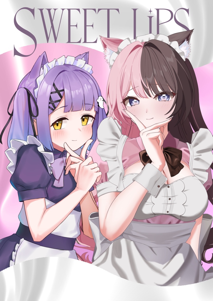 【VGGC11th/C107】橘ひなの/紫宮るなオンリーイラスト集「SWEET LiPS」グッズセット