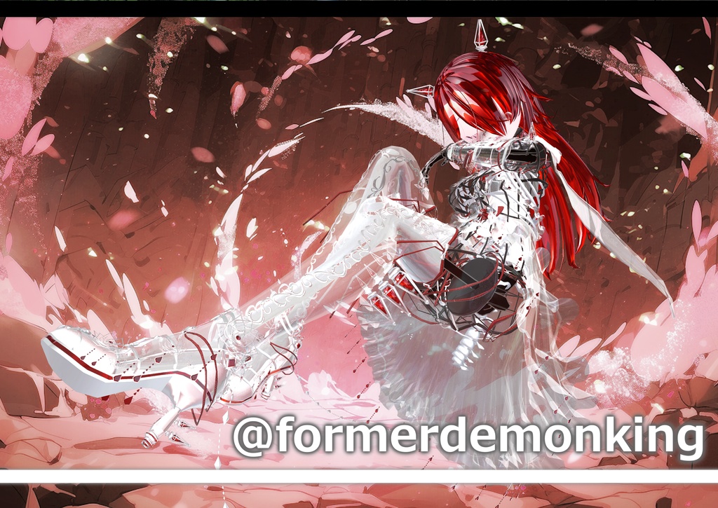 ~骨とクリオネのベットルームonイースターエッグを添えて~【3D衣装】