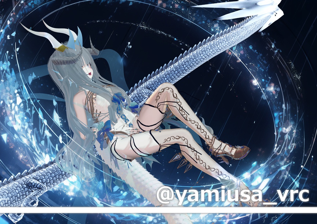 ~骨とクリオネのベットルームonイースターエッグを添えて~【3D衣装】