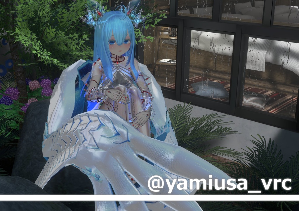 ~骨とクリオネのベットルームonイースターエッグを添えて~【3D衣装】