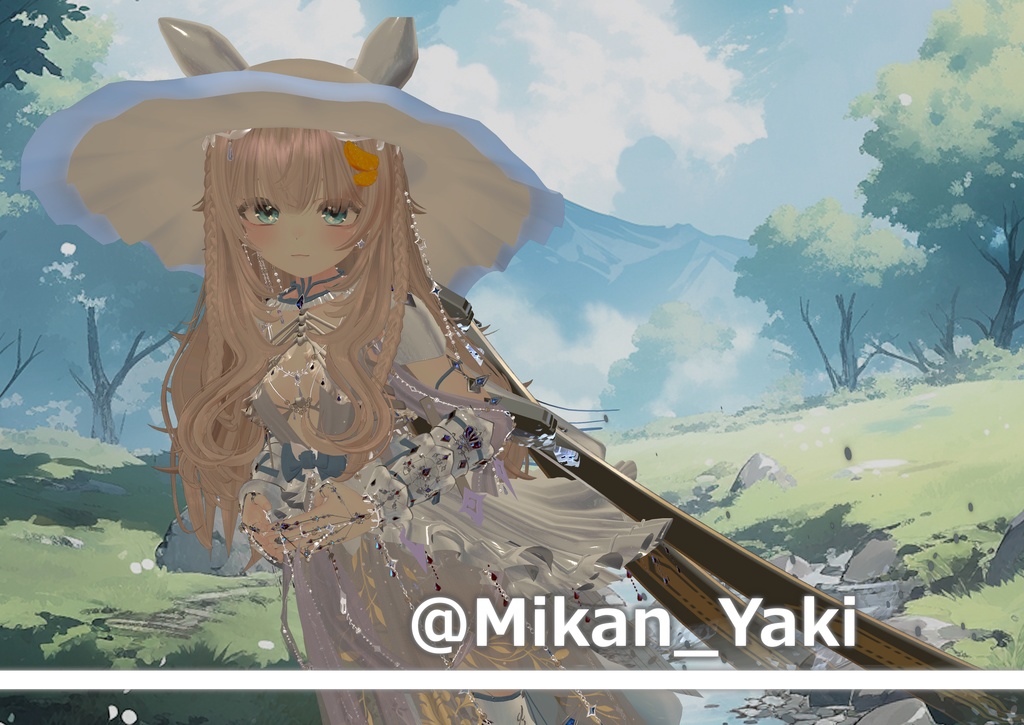 ~骨とクリオネのベットルームonイースターエッグを添えて~【3D衣装】