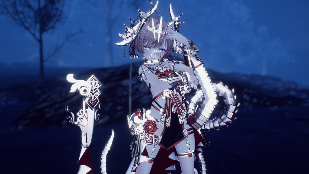 【ver1.11】DragonRoseArmor- ドラゴンローズアーマー -【角尻尾/羽衣/鎧】