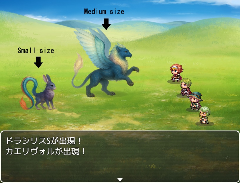 113体 敵キャラ素材集 Vol.1 ファンタジー幻獣 MZ MV UNITE