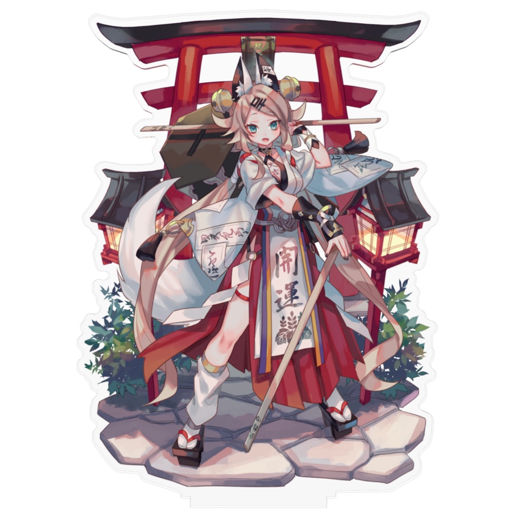 【おみくじ稲荷】アクリルフィギュア