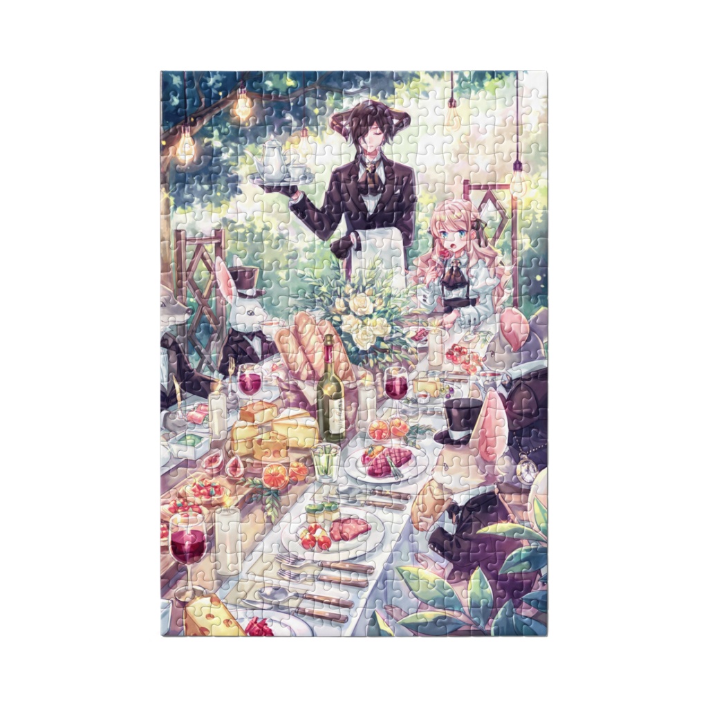 【動物たちのお茶会】パズル