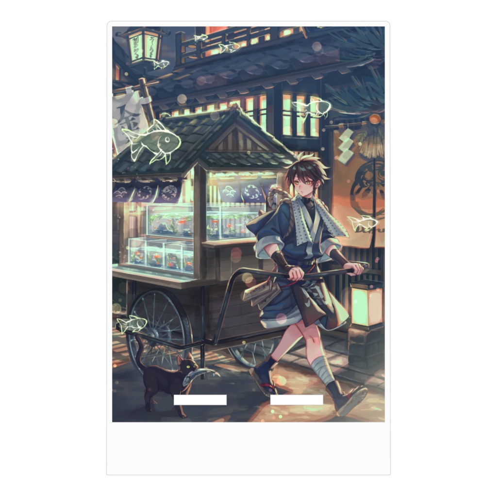 【金魚売り】アクリルスマホスタンド