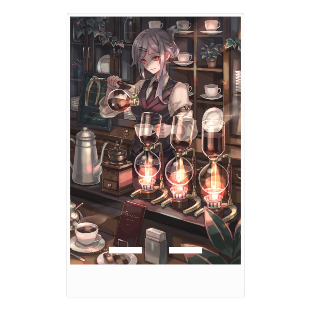 【サイフォンの魔法】アクリルスマホスタンド