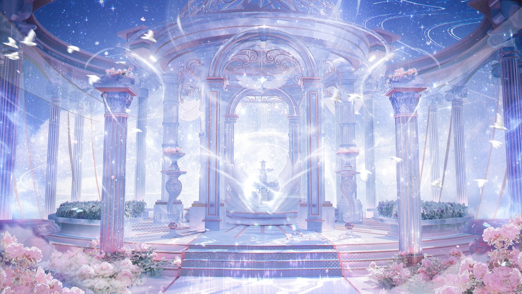 【動く配信背景】幻想庭園|4kダイナミックシーン|Vtuber配信用バーチャル背景|配信ルーム美化|ヨーロピアン・ファンタジー風